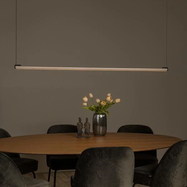 Lucide Premium BRAGA - Suspension - LED Dim. - CCT - 1x36W 2700K/4000K - Café - ambiance 1